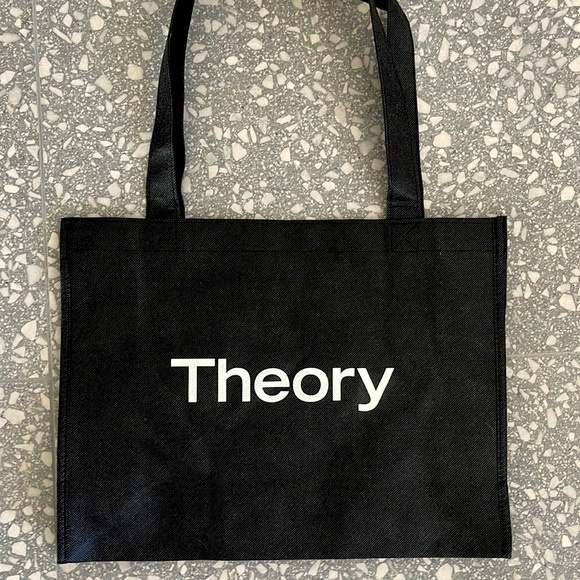 Theory Black Tote Bag - Picture 1 of 5